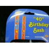 bristle 40th Birthday Sash One size fits most New CC-27