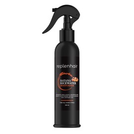 Replenhair Rice Water Batana Hair Growth Spray - Leave In Conditioner Infused with Batana Oil & Essential Oil for Hair Growth, Reduces Hair Fall, Dandruff & Promotes Thicker Hair - 250ml
