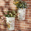 Primitives by Kathy Chickadees Wall Bucket Set