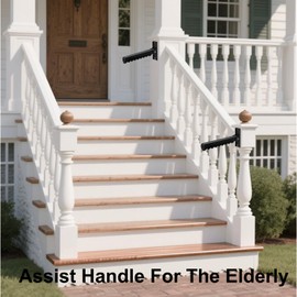 REROON Haltegriffe für die Wand, 23 cm, Klapphilfe, Griff für Senioren, ältere Menschen, Behinderte, verletzte Menschen, rutschfester Assistent, Griff für Tür/Treppen/Badezimmer/Dusche/Toliet