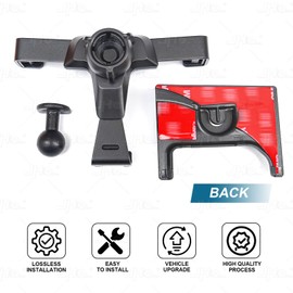 JHO Car Air Vent Phone Holder Compatible with Ford F-150 Raptor 2024 2025 Cellphone Bracket Mobile Mount(Black) Raptor R Accessories