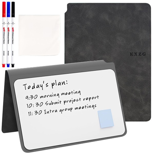Elezeal A5 Dry Erase Whiteboard, Portable Small Whiteboard Notebook Notepad,