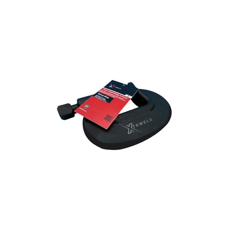 TCCB0212500HS XTRweld Clamp, 2", C, DF, Bridge, 12500 PSI, Steel,