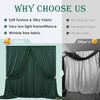 20ftx10ft Hunter Green Backdrop Curtains for Party Background, Wrinkle Free