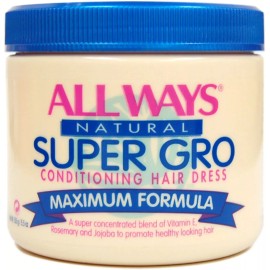 All Ways Natural Super Gro Conditioning Hair Dress Maximum Formula AllWays 5.5oz