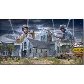 ITALERI 6199 1/72 Battle Set: Sainte-Mere-Eglise Normandy June 6th 1944 Model Kit
