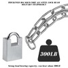 Bicycle Chain Lock, 80 cm Bicycle Lock, Security Chain, Motorcycle