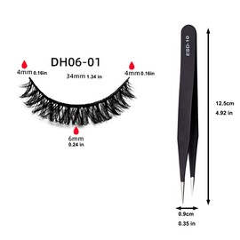 10 Pairs of Lash Set, Fluffy Lashes, Eyelash Extensions, Fake Eyelashes, Reusable, Suitable for Makeup, Cosplay