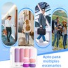 Kit de Viaje 18 Piezas Botellas de Silicona,Envases para Viaje