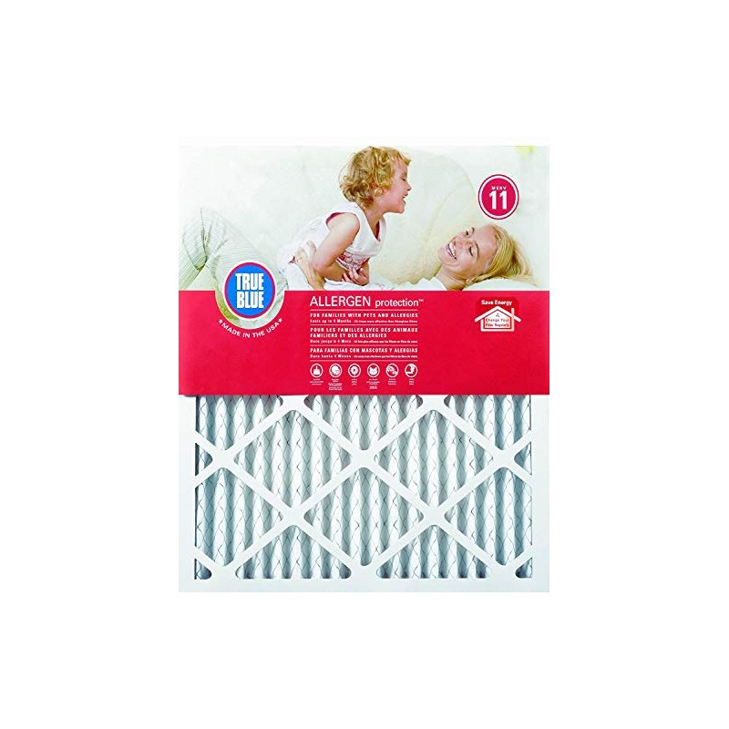 True Blue 316251.4 Allergen Protection 16x25x1 Air Filter MERV 11,