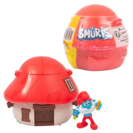 Les Schtroumpfs, PUF382 House with 1 Figure, 5.5 cm, Model Grand Smurf, for Children from 3 Years
