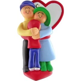 GRANDPARENTS WITH CHILD CHRISTMAS ORNAMENT GRANDMA GRANDPA GIFT HOLIDAY PRESENT