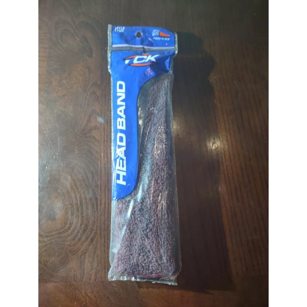 Unbranded TCK Maroon Terry Headband