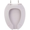 TOTO SC134#01 Elongated Commercial Toilet Seat, Cotton White