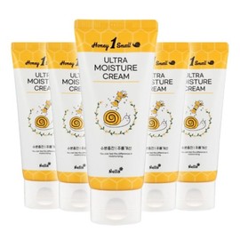Honey One Snail Snail Cream Tube Type 100g x 5 / 허니원스네일 달팽이 크림 튜브타입 100g 5개