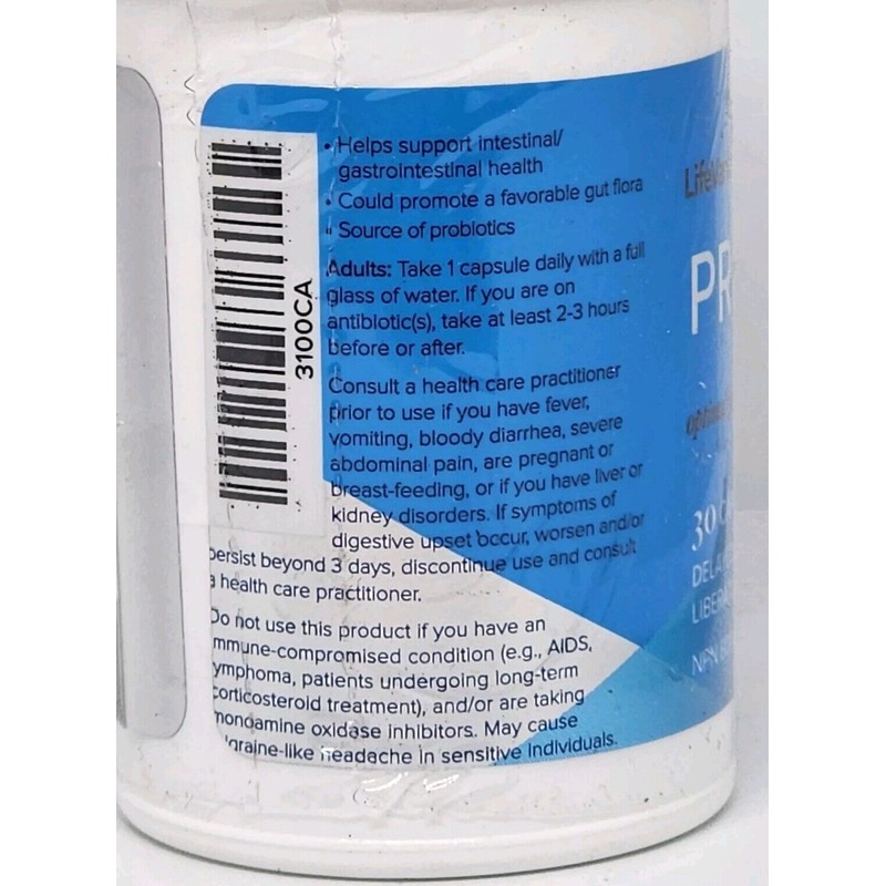 LifeVantage PROBIO 30 Capsules 6 Strains Probiotics 6 Billion CFU
