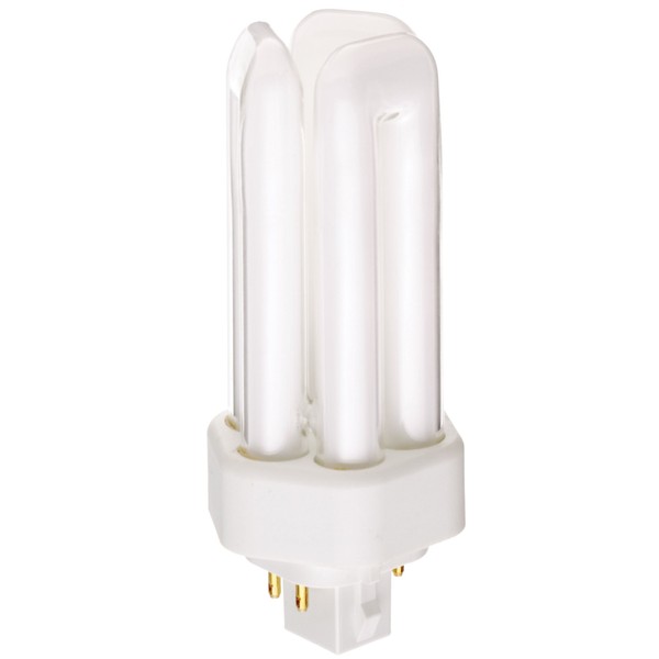 Satco S8341 2700K 18-Watt GX24q-2 Base T4 Triple 4-Pin Tube for Electronic and Dimming Ballasts
