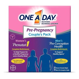One A Day Paquete Prenatal Multivitaminas Para El Y Ella