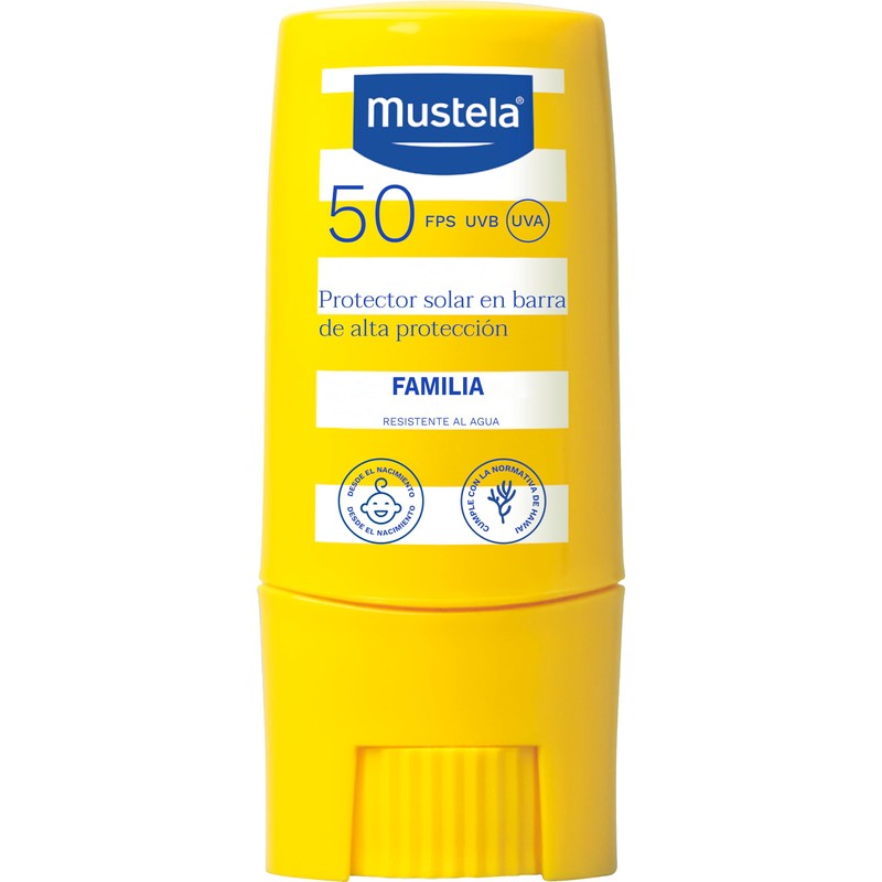 Mustela Barra Solar De Alta Protección FPS 50, 9ml