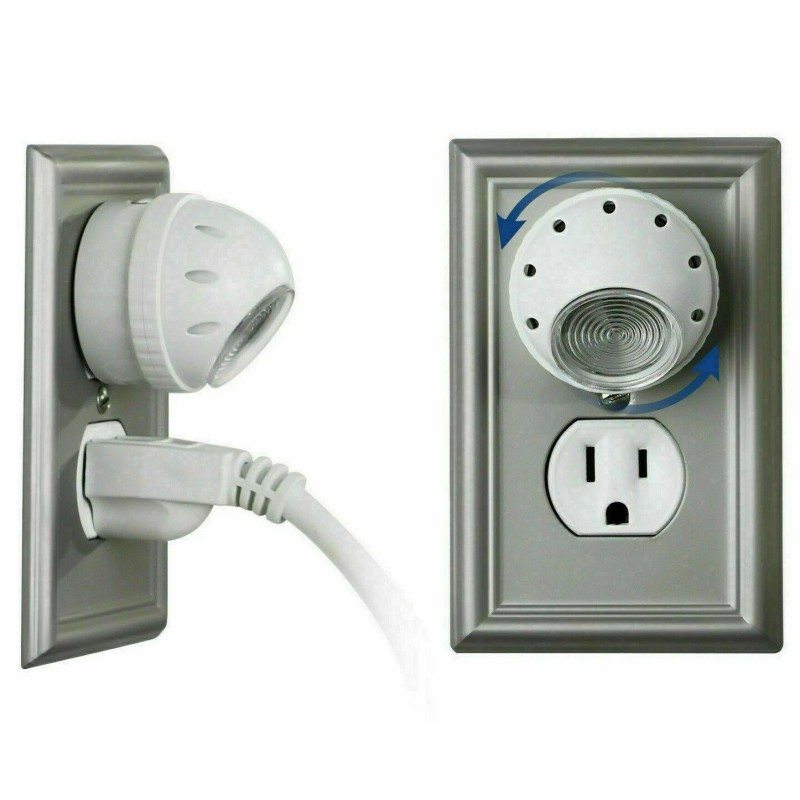 Intertek LED Night Light (500987) Light Sensing, Rotating, 1 Watt.