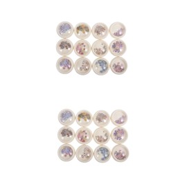 Baluue 2sets Flower Nail Charms Decals DIY Fingernail Decor Nail Art Sticker *2 Style