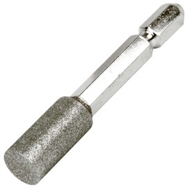 SK11(SK11) Hexagonal Shaft Diamond Burr #100 Cylindrical 10Φ×20mm DIA-3HEX