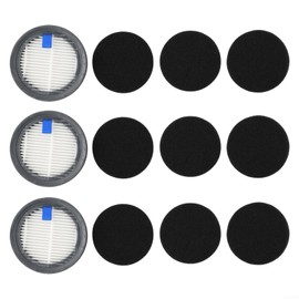12PCS Vacuum Cleaner Filters Set, Main 3 HEPA Filters and 9 Sponge Filters for A200Pro/A200, for B08/C10A/C10G,S25/S26/S25Pro Series Cordless Vacuum Cleaner Replacement Parts