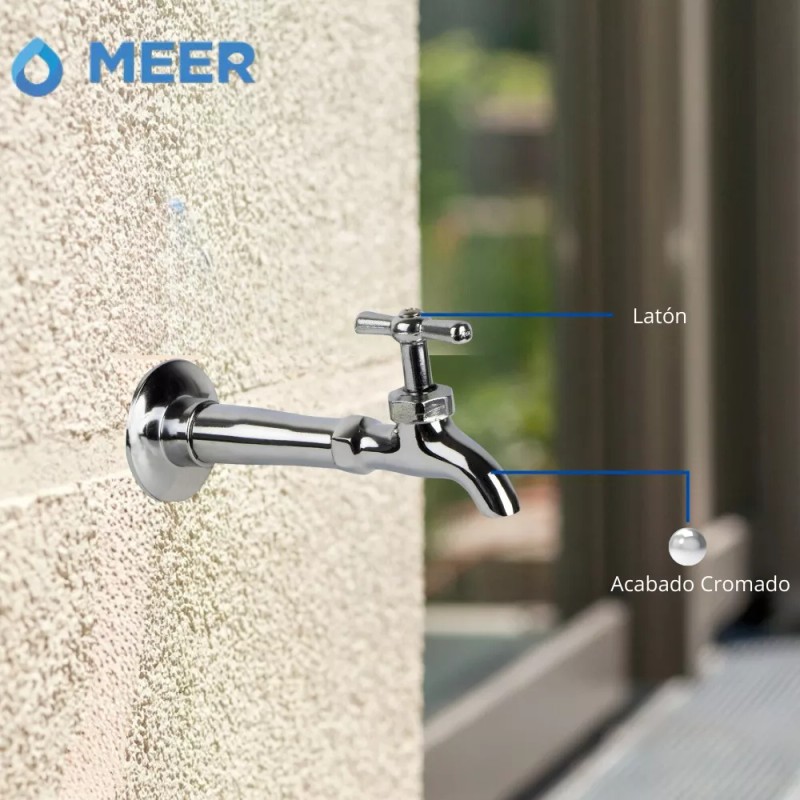CNX Mezcladora Para Lavabo De Abs, 1/4 De Vuelta Meer