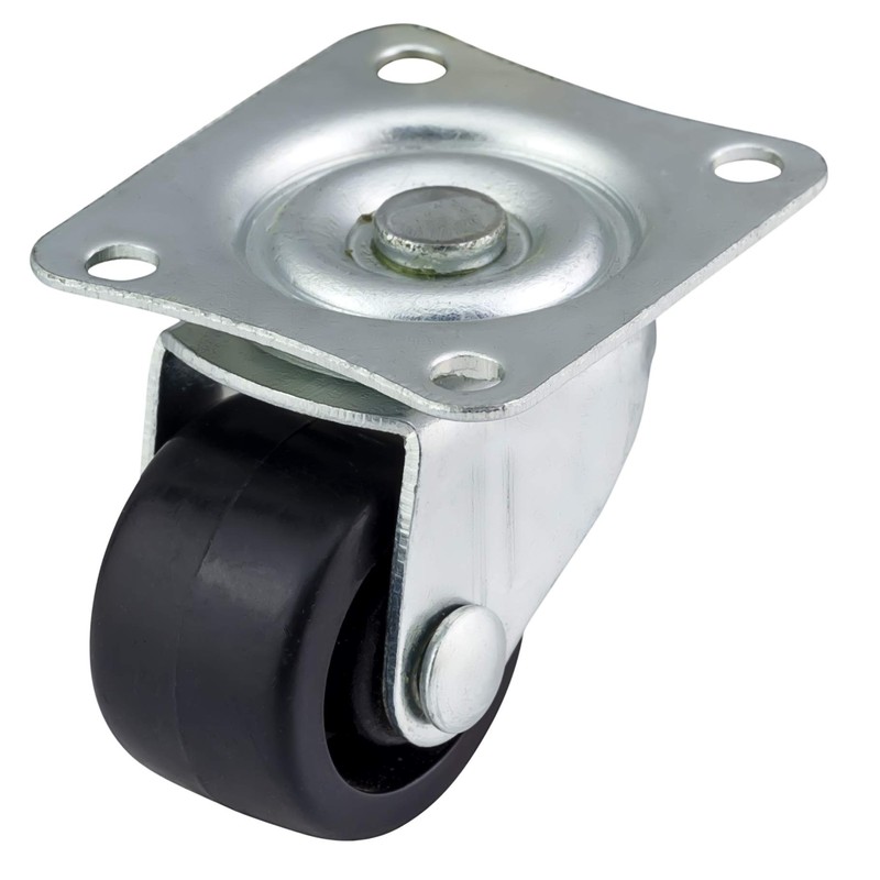 Qty. 4 x 25mm Plastic Swivel & Fixed Castors -