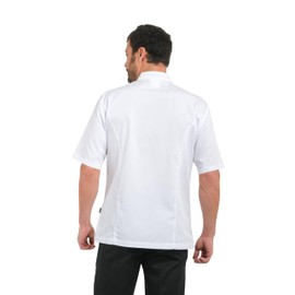 Bragard Men's Short Sleeve Julius Chef Jacket, White, UK Size 46 (FR 58)