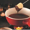 Ishigaki Sangyo Fondue Pot Set, Red, 5.9 inches (15 cm),