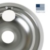 GE GE68C OEM 6" and 8" Drip Pan Kit (Chrome)