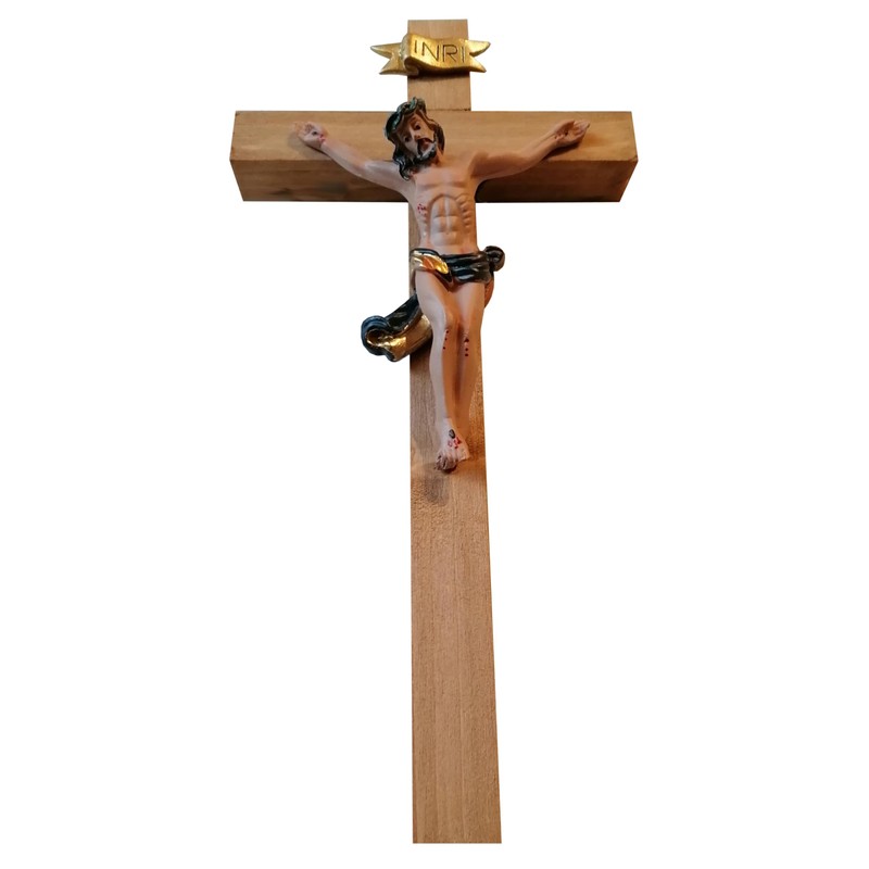 Crucifix with Jesus for Wall Mounting