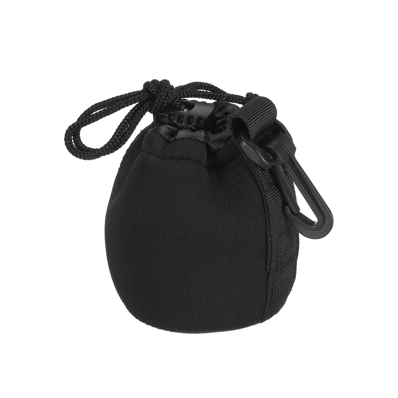 PATIKIL Camera Lens Bag 7x10cm Drawstring Lens Pouch with Thick