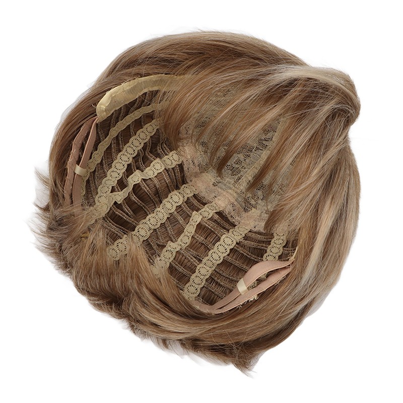 Hair Blonde Human Hair Wigs Pixie Cut Wigs Synthetic Golden