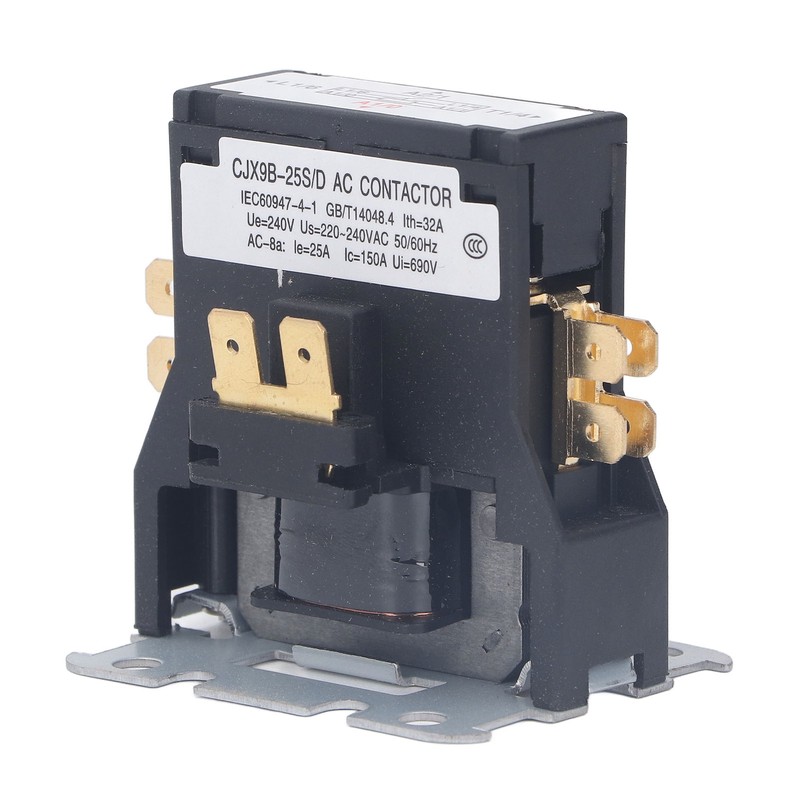 HVAC Contactor Single Pole 25A for Air Conditioner Condenser Compressor
