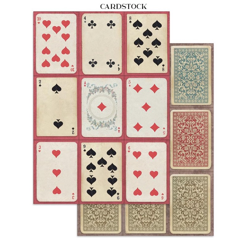 Stamperia - Junk Journal Stickers, Cut-Outs, and Backgrounds for Scrapbooks,