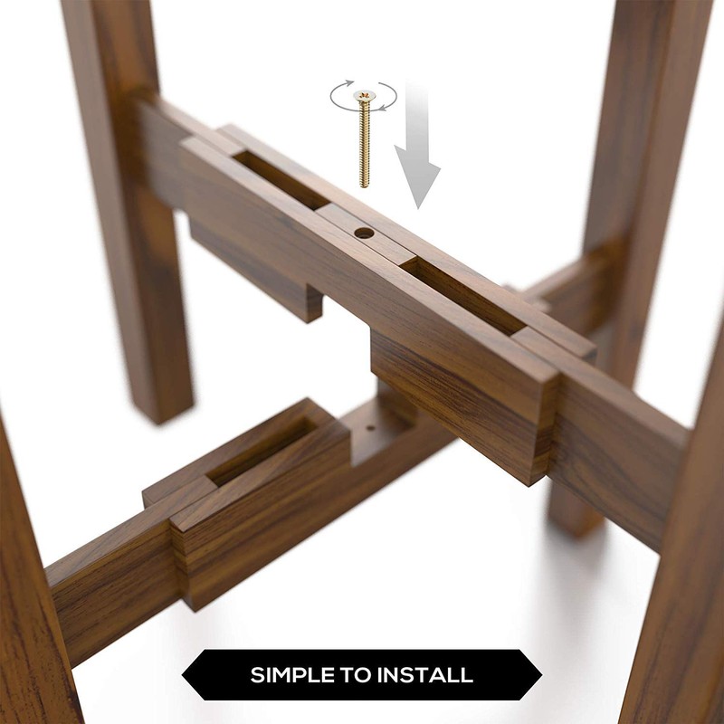 Sophia Mills Mid Century Plant Stand - Solid Wood Item