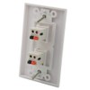 YinXiong Decorative Style 1 Gang Speaker Spring Clip Wall Plate