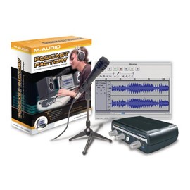 M-Audio Podcast Factory Professional Podcasting Solution