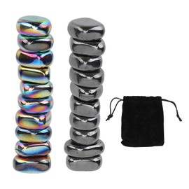 20Pcs Magnetic Stones Bulk Kids Chess Game Educational Magnet Colorful and Black