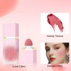 Liquid Blush, Soft Cream Blusher for Cheeks Make Up, Natural-Looking