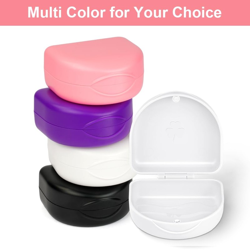 OFFCUP Braces Box with Aligner Removal Tool Clip Box Portable