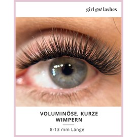 GirlGotLashes Mini Box Eye Candy, Home Eyelash Extensions, 1 Pair of Eyelashes, Fake Lashes with 5–7 Days Hold, Vegan, Handmade