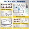 ackacoo Upper & Lower Full Gasket Set with Seals and