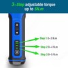 PowerTough 4v Mini Electric Cordless Screwdriver with 3-Gear Torque, 5Nm