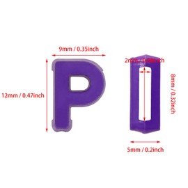 Tupalizy 9x12mm Alphabet Letter Beads Colorful A-Z Letter Charms Slide Pendant for Bracelets Jewelry Making Necklaces Keychains Sunglasses Shoe Laces Wristbands Crafts,Random Letters and Colors,100PCS