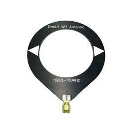 Ahvqevn 10kHz-180MHz Donut Broadband Antenna Receiver Antenna Mini Loop Antenna