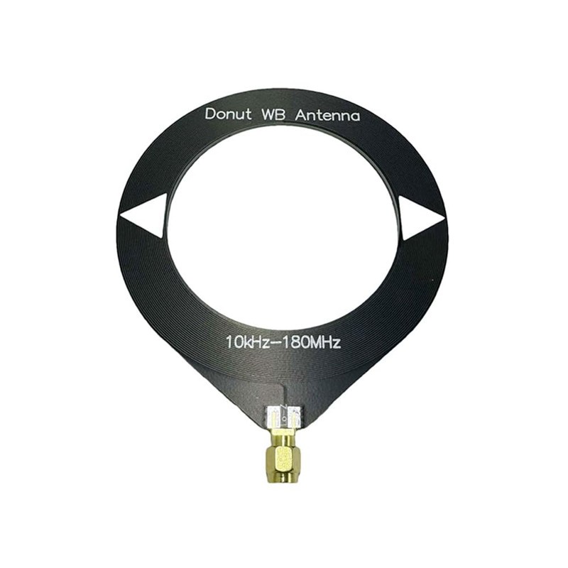 Ahvqevn 10kHz-180MHz Donut Broadband Antenna Receiver Antenna Mini Loop Antenna