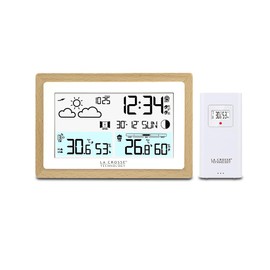 La Crosse Technology WS6282 Weather Station with Wooden Contour
